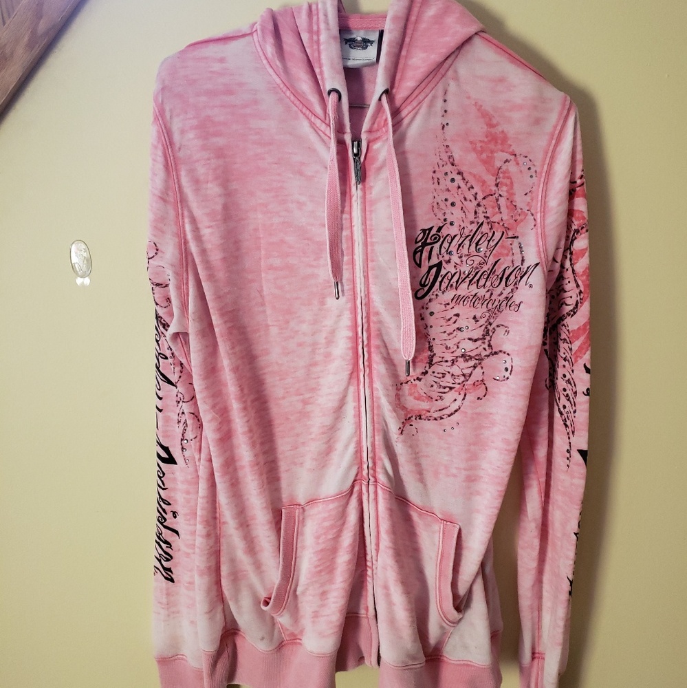 Harley Davidson zipper hoodie